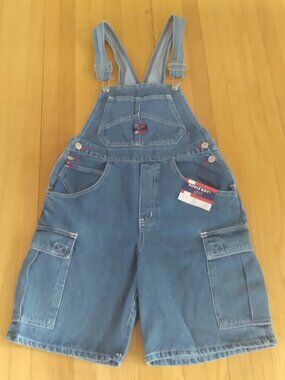 Overall Shorts, Bugle Boy, Cotton, Size - L/G